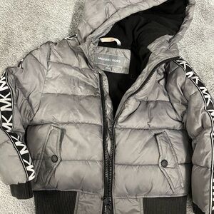 Michael Kors Kids Gray Puffer Jacket